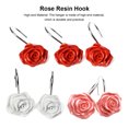 thumbnail image 4 of 1 Ensemble Crochets de Rideau de Douche Universels Professionnels Ménagers Fixation Cintres Tige en Résine Crochet Rideaux Fixateur Quincaillerie Raccord Blanc 3 Pcs, 4 of 7