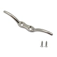 thumbnail image 1 of Rope Cleat Hook Hardware Flag Pole Accessory Stainless Steel Halyard Polished, 1 of 5