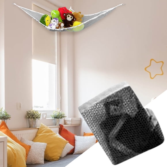 Net for Stuffed Animals Corner Stuffed Animal Net Or Hammock-Hanging Toy Net-Hammock for Stuffed Animals Storage Stuff Animals-Hammocks for Nursery Kids Room 150*100*100Cm