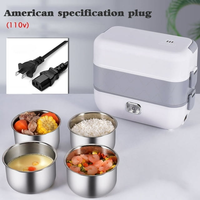 Electirc Smart Cooker Box Personal Electric Heated Lunch Box for Car Office Work School