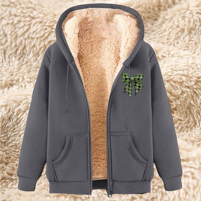 LOVZFMLL Vestes pour Femmes à la Mode Imprimées en Molleton à Capuche