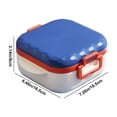 thumbnail image 3 of TIMIFIS Electric Brush Portable Lunch Box with Compartments Microwaveable Student Lunch Box Work Lunch Box Apartment Essentials, 3 of 8