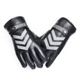 thumbnail image 2 of Winter PU Leather Motorcycle Gloves Waterproof Windproof Riding Gloves Reflective Strip Warm Motocross Work Gloves Black White ,Durability and Dexterity, 2 of 9