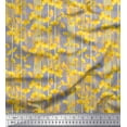 thumbnail image 1 of Soimoi Rayon Fabric Stripe & Buttercup Floral Print Fabric by The Yard 42 Inch Wide, 1 of 3