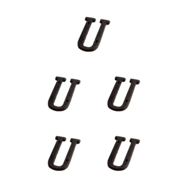 relayinert Durable And Rustproof Metal House Number Plaque Impeccable Door Decoration Easy To Install Metal Letters House Numbers B17--U 5Set