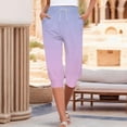 thumbnail image 1 of Capris For Women Casual Gradient Print Pants High Waist Bottom Drawstring Joggers Casual Pants Womens Pants Casual Womens Sports Pants Business Casual for Women Pants plus Size Elastic Waist Pants for, 1 of 4