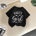 thumbnail image 5 of JAKANYQ T-shirts Graphiques Mignons pour Filles, Col Rond, Manches Courtes, Été, Décontracté, Noir, 5-6 Ans, 5 of 5