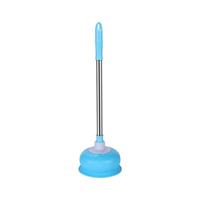 Dvruxg Débouchoir de Toilette - Construction Renforcée / Curage à Haute Pression / Vide à Pression Négative (Bleu)