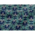 thumbnail image 4 of oneOone Viscose Jersey Fabric Leaves & Floral Block Decor Fabric Printed BTY 60 Inch Wide, 4 of 5
