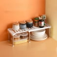 thumbnail image 1 of Retractable Shelf, Usavan Expandable Storage Shelf for Kitchen Sink Cabinet, Adjustable to 24 Inches Non-Slip Bathroom Living Room Organizer, 1 of 6