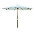 thumbnail image 2 of Outsunny 9ft parapluie extérieur en bois de patio, 2 of 3