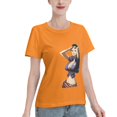 thumbnail image 2 of T-Shirt Basique à Manches Courtes pour Femme une Pièce Robin, 2 of 6