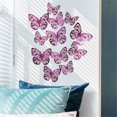 thumbnail image 4 of TIMIFIS Décoration Maison 12 Pcs Autocollant Mural Papillon Creux Texture Métal 3D DecorFall, 4 of 6