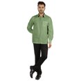 thumbnail image 2 of Bestman Solid Formal Shirt For Mens Button Down Shirt Front Patch Pocket Office Wear, 2 of 7