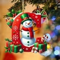 thumbnail image 3 of Bdday 26 Letters Christmas Tree Decoration Pendant Christmas Tree Ornaments Personalized DIY Christmas Ornaments Christmas Decoration Xmas Tree Hanging Decor Feature, 3 of 4