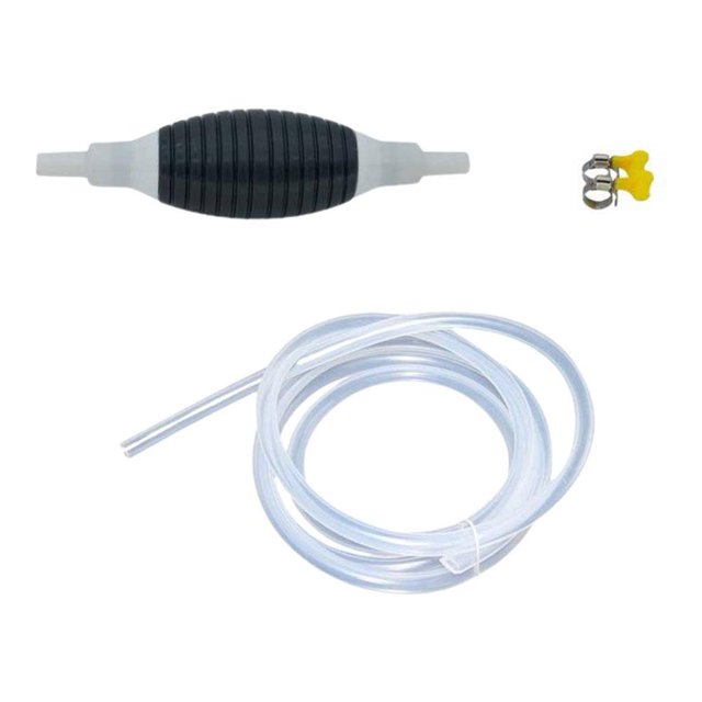 JUNWELL Gas Transfer Siphon Pump Gasoline Siphone Hose Oil Water Transfer Fuel C3Y0 By