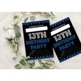 thumbnail image 4 of Darling Souvenir Black Birthday Invitation Card Printable Elegant Fill or Write In Blank Party Invites 28 Pcs 5 x 7 Inches, 4 of 5