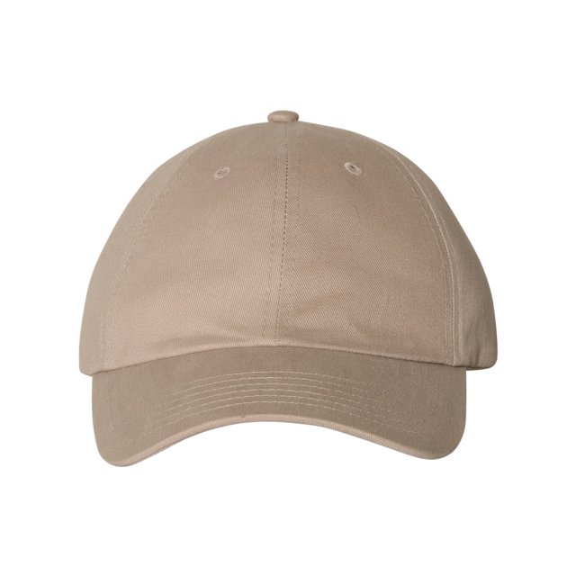 Casquette en Sergé Brossé, Ajustable, Kaki Foncé