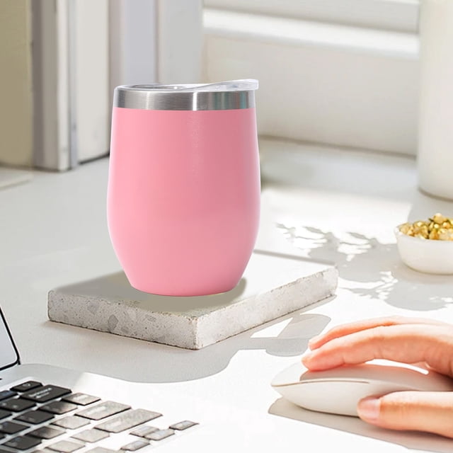 Birdeem Gobelet Isotherme en Acier Inoxydable 12Oz – Conception Compacte en Forme de U, Scellé sous Vide pour Bière, Café et Boissons Froides