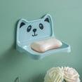 thumbnail image 4 of Dvkptbk Soap Rack Storage Rack Lovely Small Bear Soap Box Wall Mounted Toilet Soap Rack No Water Accumulation and Drainage Soap Box Detachable Structure Storage & Organization, 4 of 6