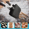 thumbnail image 4 of FONDOTIN Double Sided Waffle Pan Sandwich Maker Aluminum Kitchenware 1Pack, 4 of 6
