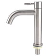thumbnail image 4 of Robinet d'Évier, Robinet en Acier Inoxydable Résistant aux Hautes Températures pour Cuisines, Robinet Froid Simple à Cylindre Sans Tube, Robinet Froid Simple Plat Sans Tube, 4 of 7