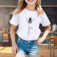 thumbnail image 2 of Haut Fille Chemise Banane Filles Mode Enfants Décontracté Imprimé Col Rond Ample Manches Courtes T-Shirt Haut, 2 of 4