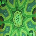 thumbnail image 1 of Ahgly Company Tapis d'Intérieur Lavable en Machine Carré Vert Forêt Transitionnel, 7 Pieds Carré, 1 of 7