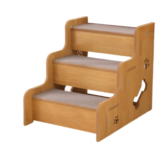 pitrice Escalier pour Chien pour Chat Chien Escalier Portable pour Animal Chiot Essentiels pour Voitures Lit Canapé 3 Marches 3 Marches