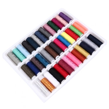LAFGUR Machine à Coudre Ménagère Fournitures de Couture Fil, Fil en Polyester, 39 Pcs pour Machine à Coudre à la Main Couture