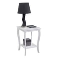 thumbnail image 4 of Convenience Concepts American Heritage Square Sofa & Couch End Table, White, 4 of 7