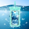 thumbnail image 1 of Birdeem Waterproof Phone Pouch,Universal 7X3.5 Inch Touchscreen Dry Bag Case with Lanyard,Submersible Protector for Swimming Hiking Kayaking Floating Protection, 1 of 9
