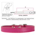 thumbnail image 3 of Faux Leather Collar Metal Buckle Pet Collar Adjustable Pet Collar for Small Dogs, 3 of 10