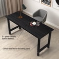 thumbnail image 3 of NSdirectModern Computer Desk 63 inch Large Office Desk Writing Study Table for Home Office Desk Workstation Wide Metal Sturdy Frame Thicker Steel Legs Black., 3 of 5