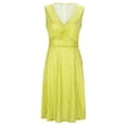thumbnail image 4 of TSADFHJI Longues Jupes pour Femmes Robe Portefeuille Fleurie à Col en V pour Femme Robe Midi Évasée à Manches Courtes Style Cape Multicolore Mini-Robes à Encolure Dégagée Xxxxxl Jaune, 4 of 8