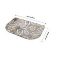 thumbnail image 3 of TIELUTT Half Bath Mat Fit Under Door Non Washable Bathroom Mat with Rubber Backing Absorbent Woven Half Soft Shaggy Rug Lustrous Blanket Dark Shag Rug 6x9 Area Rugs for Living Room the Throw, 3 of 4
