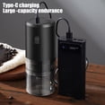 thumbnail image 4 of RKSTN coffee grinder Coffee Grinder With Adjustable Coarseness Ceramic Burrs PortableElectric Spice Coffee Grinder With Clean Brush Type C Charging, 4 of 7