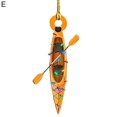 thumbnail image 2 of Christmas Pendant Cartoon Vehicles Design Weather Proof Wooden Hanging Cars Pendant for Fireplace, 2 of 9