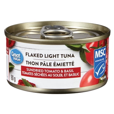 Great Value Flaked Light Tuna, Sundried Tomato & Basil