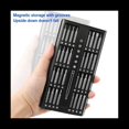 thumbnail image 3 of 63 in 1 Screwdriver Set Magnetic Screwdriver Set Magnetic Screwdriver Bit Set Mini Precision Screwdriver,1 x 63 in 1 Screwdriver Set,Black, 3 of 7