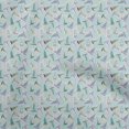 thumbnail image 1 of oneOone Rayon Light Blue Fabric Travel Sewing Material Print Fabric By The Yard 56 Inch Wide, 1 of 4