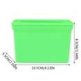 thumbnail image 3 of yingyy Magnetic Marker Holder Multipurpose Eraser Box Stationery Cases Storage Container for Meeting Room Office Classroom Use Green Chalk box 1Set, 3 of 6
