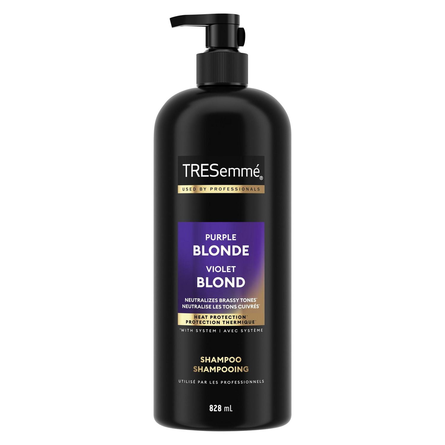 TRESemmé Shampoo Purple Blonde Neutralizes Brassy Tones, 828 ml