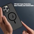 thumbnail image 5 of [PST] Étui pour iPhone 15 Pro Max, Étui Arrière Hybride en Silicone Mat avec Aimant (Compatible MagSafe), 5 of 5