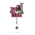 thumbnail image 2 of EGNMCR Home Decor, Room Decor, Wall Decor Automatic Retractable Badge Clip P lastic badge clip, 2 of 6