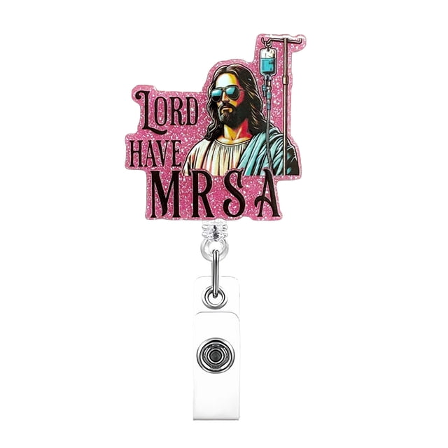Retractable Badge Clip for Men Women with Automatic Retractable Cord Plastic 15G Red
