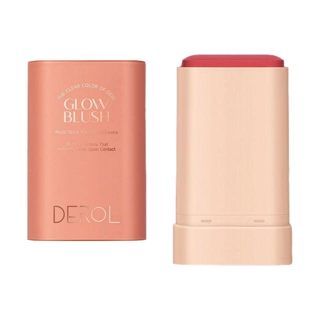 Milaget Makeup Blush Stick, Face Blusher, Weightless Solid Moisturizer Stick Cream Blush Red