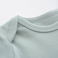 thumbnail image 4 of MIASHUI Cache-Couches à Manches Courtes Unisexes pour Bébé, une-Pièce, sous-Vêtement, Vert Pâle, 9-12 Mois, 4 of 8