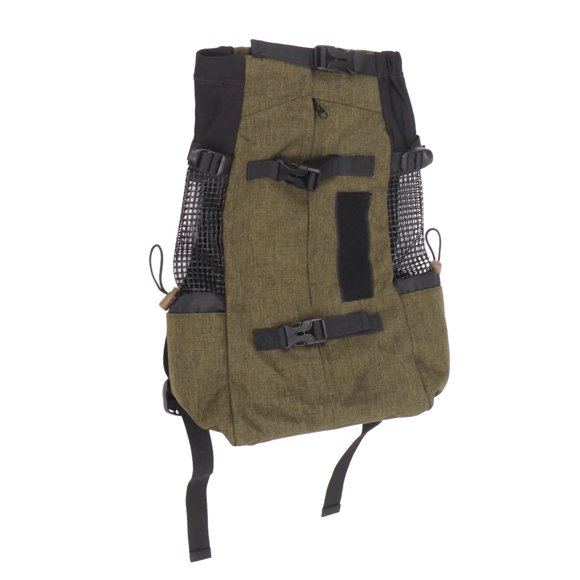 Cat Backpack Carrier, Nylon Large Space Portable Built In Buckle Pets Cat Backpack For Dogs For Pets For Cycling For Outdoor L Grass Green