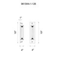 thumbnail image 2 of Cwi Lighting Kiera 1 Light Wall Sconce Chocolate Finish Home Decor, 2 of 2
